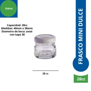 MINIDULCE 28cc B/AXIAL C/TAPA 38